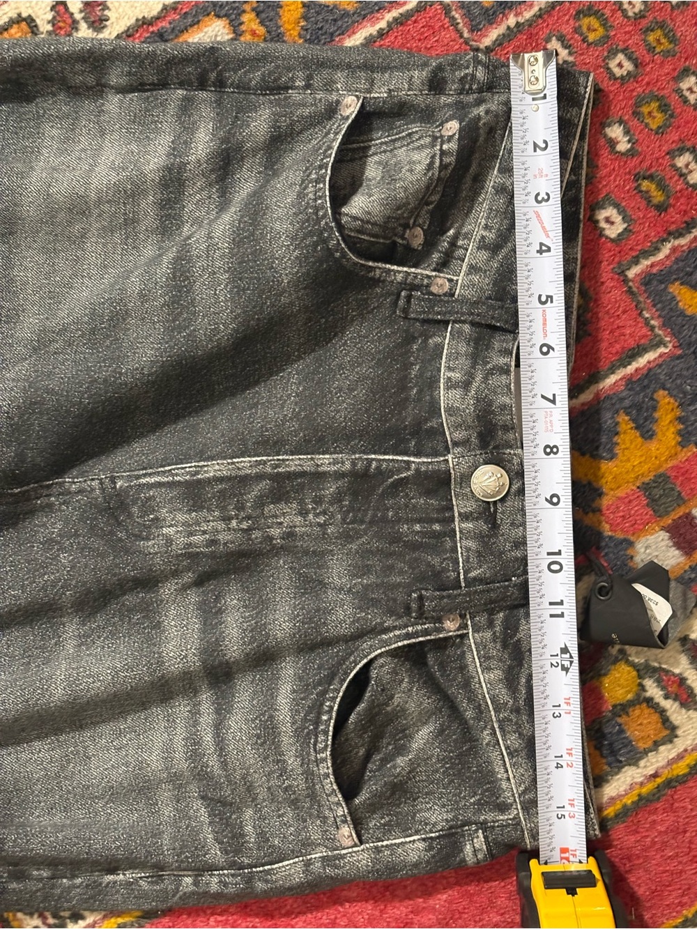 rag & bone Miramar Sofie Sweatpant Jeans in Washed Black - Size 30 - Picture 6 of 6